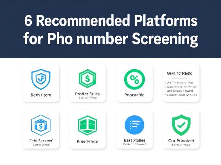6 Recommended Platforms for Phone Number Screening