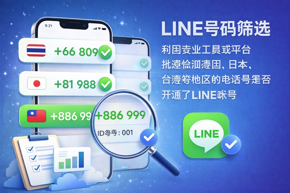 Line号码筛选打造自动化营销引擎