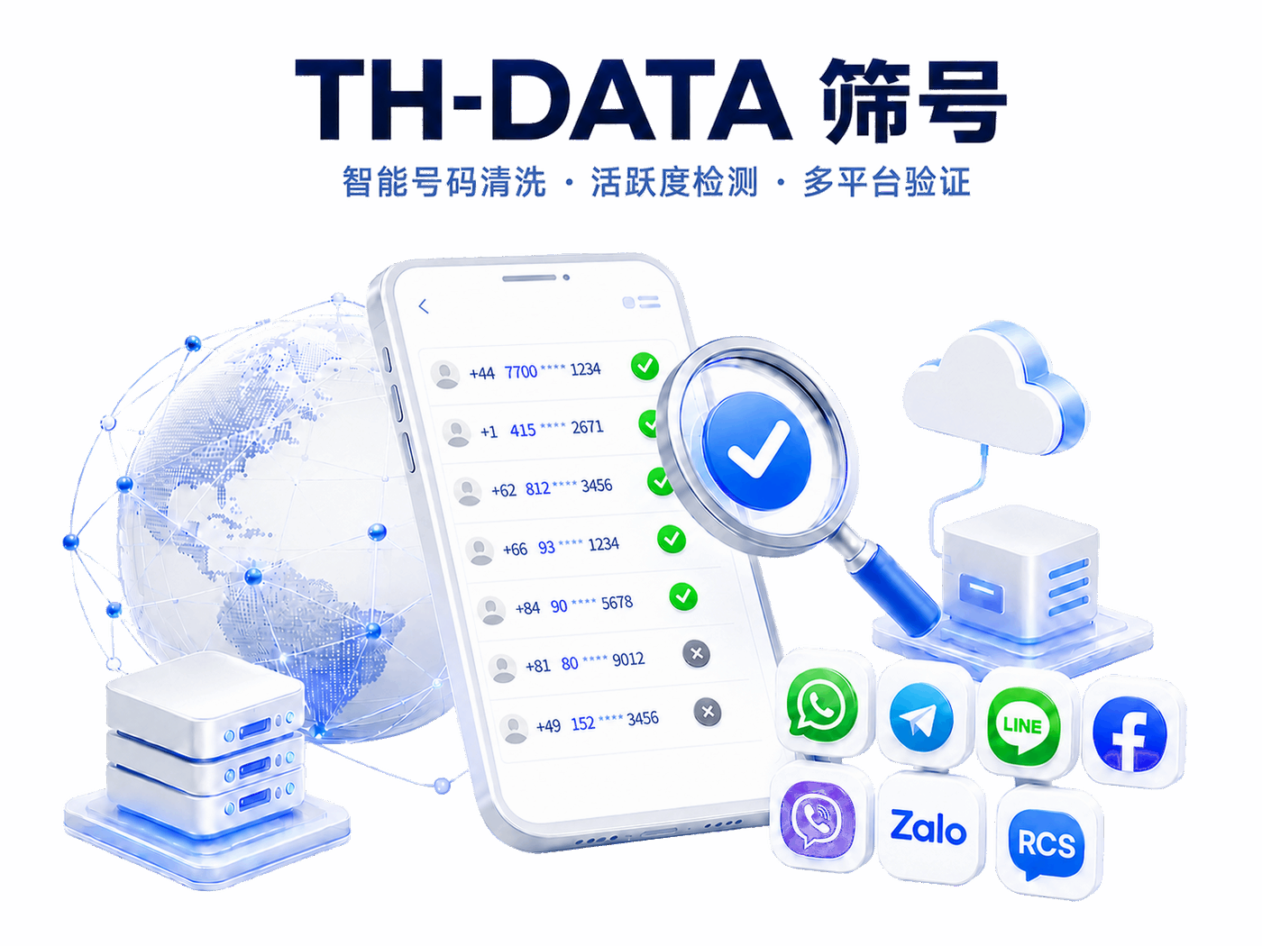 TH-DATA筛号-——-智能号码清洗、活跃度检测、多平台验证