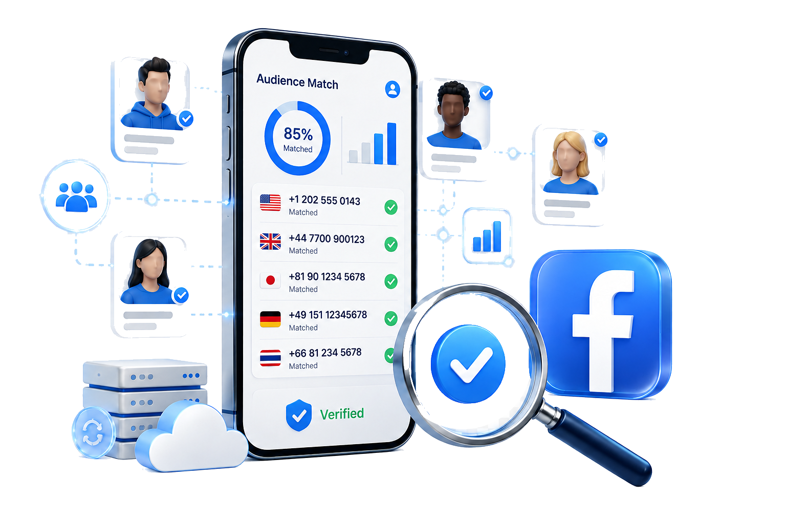 Facebook号码筛选构建高转化自定义受众