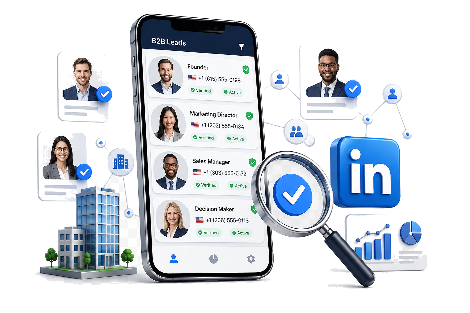 LinkedIn高价值人脉筛选工具